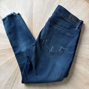 Express Dark Indigo Women's Ankle Jeans